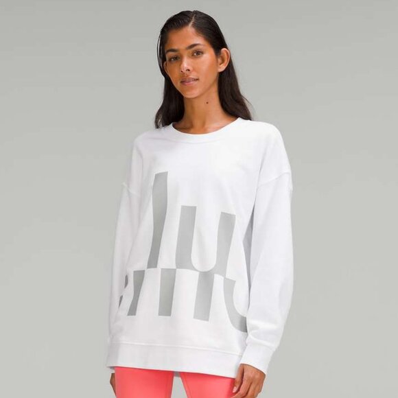 Lululemon Women's Perfectly Oversized Crew - White - Picture 1 of 7